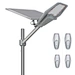 2021 new type 100w 200w 300w 400w led solar street light outdoor with remote control