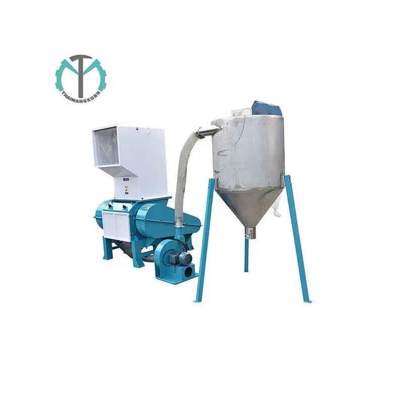 Tyrone 20hp / 15kw máquina trituradora / trituradora / trituradora de plástico con cuchilla en escamas