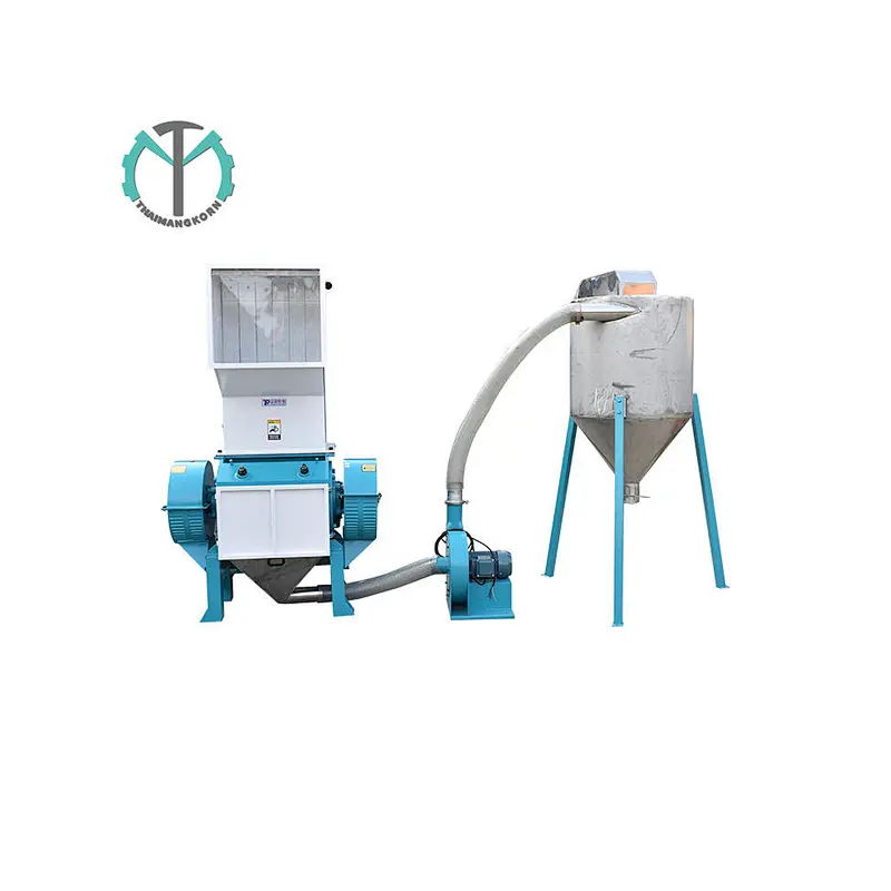 Tyrone 20hp / 15kw máquina trituradora / trituradora / trituradora de plástico con cuchilla en escamas