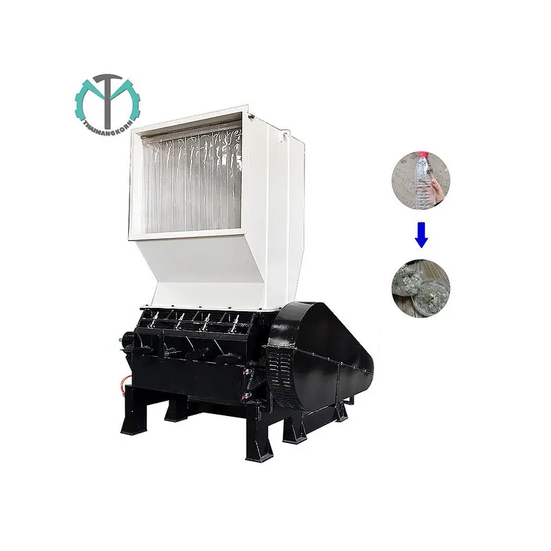 Tyrone 20hp / 15kw máquina trituradora / trituradora / trituradora de plástico con cuchilla en escamas