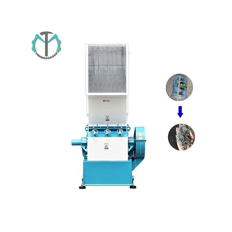 Tyrone 20hp / 15kw máquina trituradora / trituradora / trituradora de plástico con cuchilla en escamas