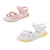 girls brown dress sandals