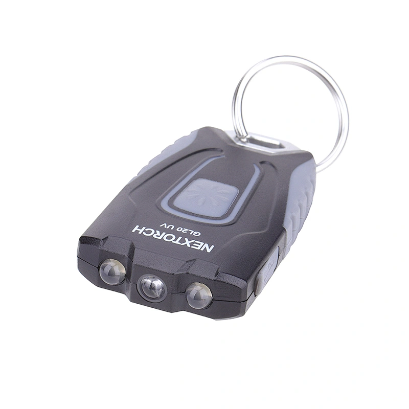 NEXTORCH GL20 UV USB rechargeable mini keychain light white & UV double light sources EDC torch