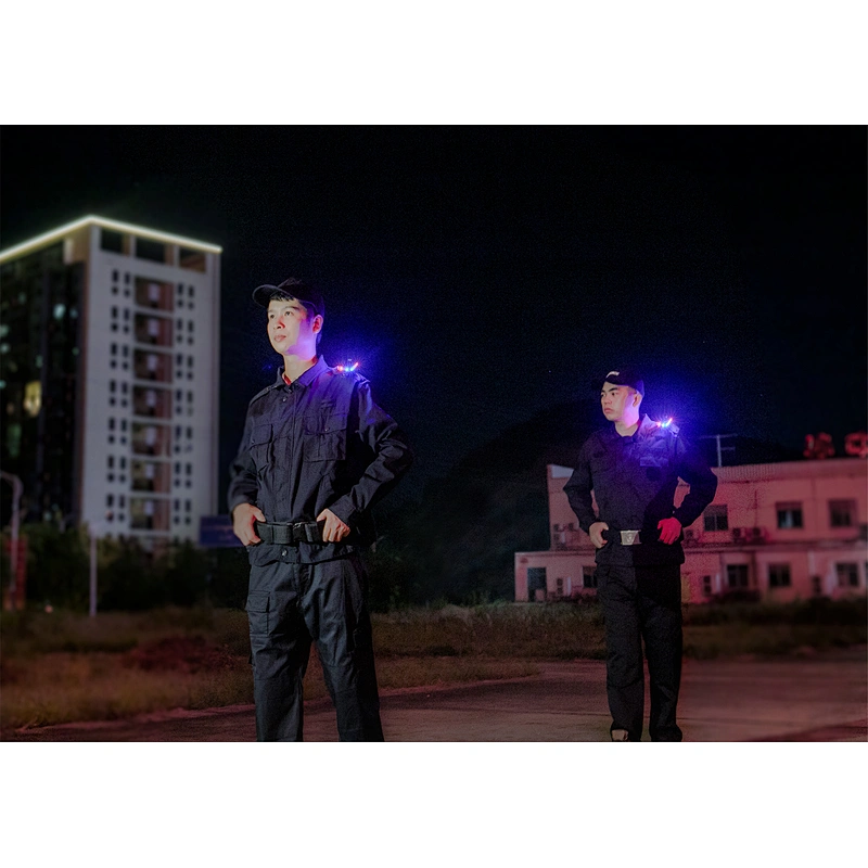 Nextorch UT21 LED shoulder clip light for police security shoulder light rechargeable blue and red flashing signal light
