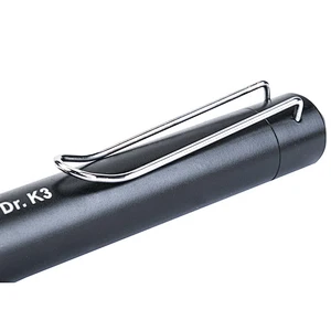 Pen light K3 200 lumen 2xAAA battery ultra bright EDC aluminum torch compact size clip flashlight waterproof