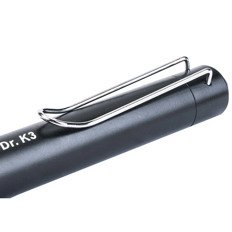 Pen light K3 200 lumen 2xAAA battery ultra bright EDC aluminum torch compact size clip flashlight waterproof
