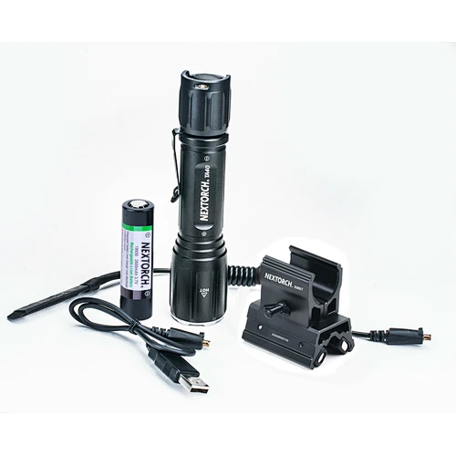 Nextorch TA40 super bright rechargeable hunting set 1040 lumen  flashlight set with magnetic mount