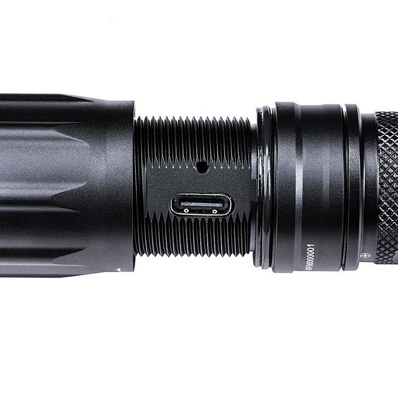 E51 V2.0 rechargeable flashlight high lumens 1400lm IPX8 waterproof small size  type-C direct quick charge torch 1x18650