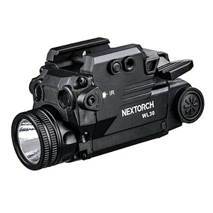WL30 weapon tactical flashlight GREEN and IR LASER for army & police CR123A battery powered picatinny rail torch