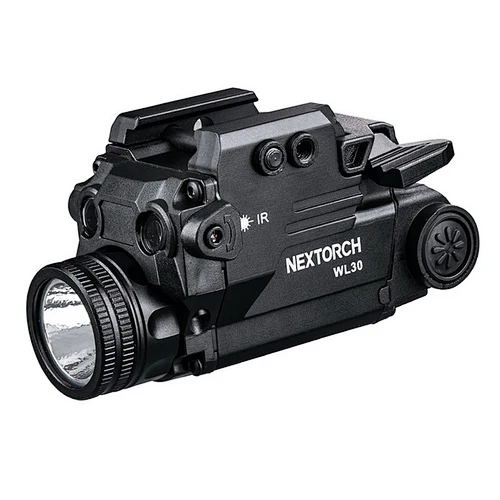 WL30 weapon tactical flashlight GREEN and IR LASER for army & police CR123A battery powered picatinny rail torch