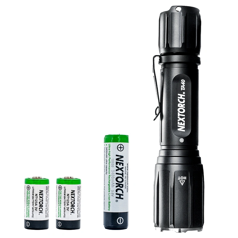 NEXTORCH TA40  1040 lumen Aluminum LED flashlight USB rechargeable waterproof shockproof tactical outdoor torch