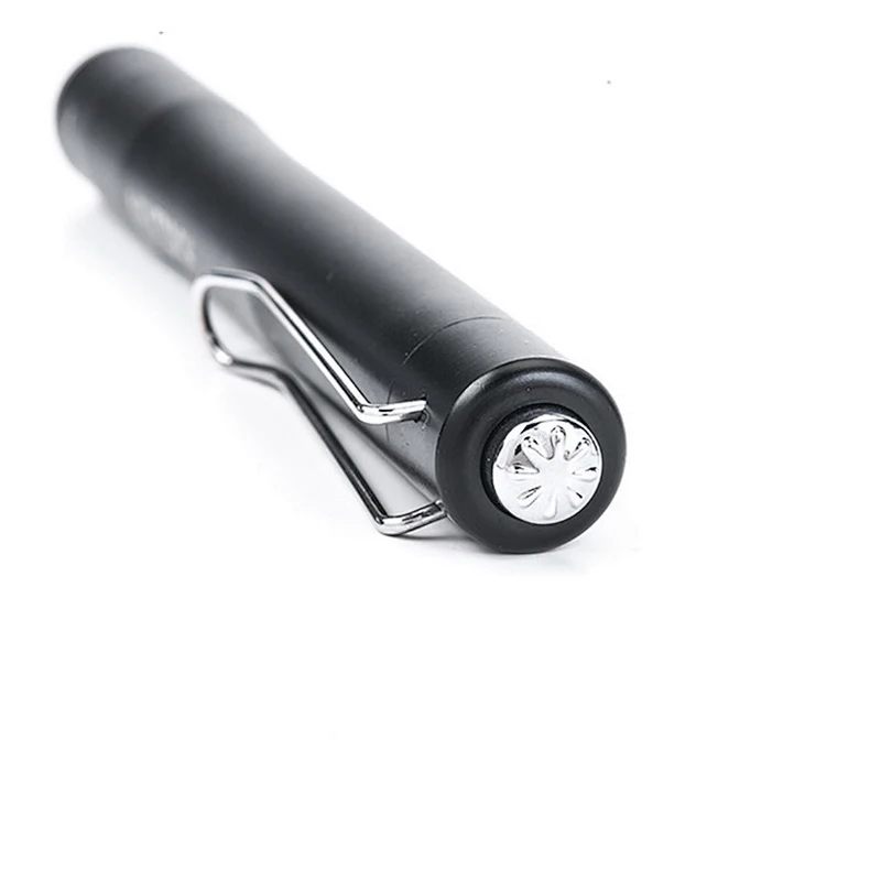 Pen light K3 200 lumen 2xAAA battery ultra bright EDC aluminum torch compact size clip flashlight waterproof