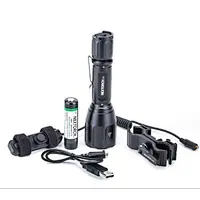 Nextorch T7 hunting flashlight set 900lumen rechargeable long range shooting flashlight