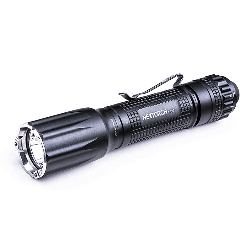 NEXTORCH TA30 tactical LED flashlight 1300lumen rechargeable USB charging with window breaker army and police waterproof tor