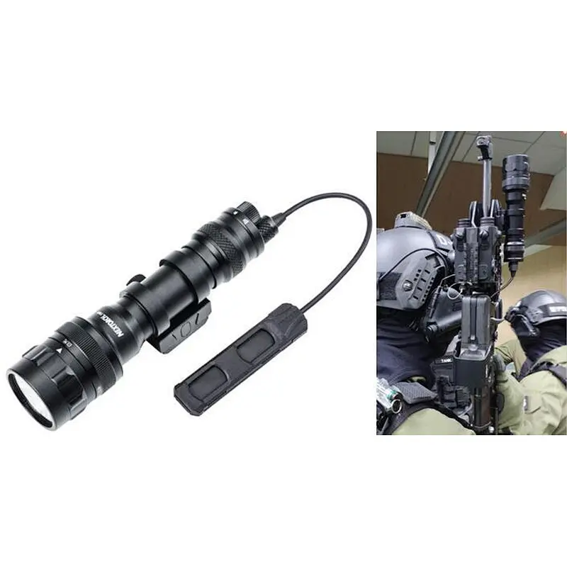 NEXTORCH WL50IR Dual LED weapon tactical flashlight WHITE and IR Infrared Light waterproof and shockproof army police torch