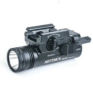 NEXTORCH WL10X LED Pistol weapon tactical flashlight waterproof and shockproof Picatinny Weaver rail mount torch