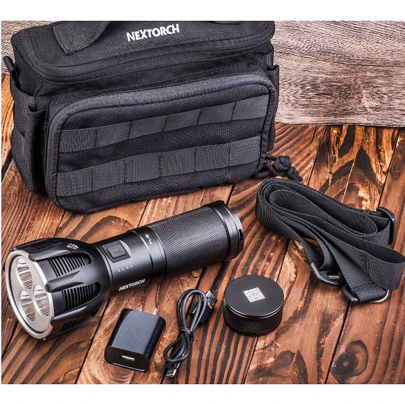 NEXTORCH Saint Torch 30 reddot win super bright flashlight waterproof USB rechargeable flashlight powerbank search rescue torch