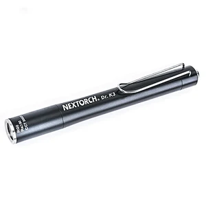 Pen light K3 200 lumen 2xAAA battery ultra bright EDC aluminum torch compact size clip flashlight waterproof