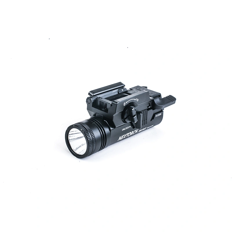 NEXTORCH WL10X LED Pistol weapon tactical flashlight waterproof and shockproof Picatinny Weaver rail mount torch