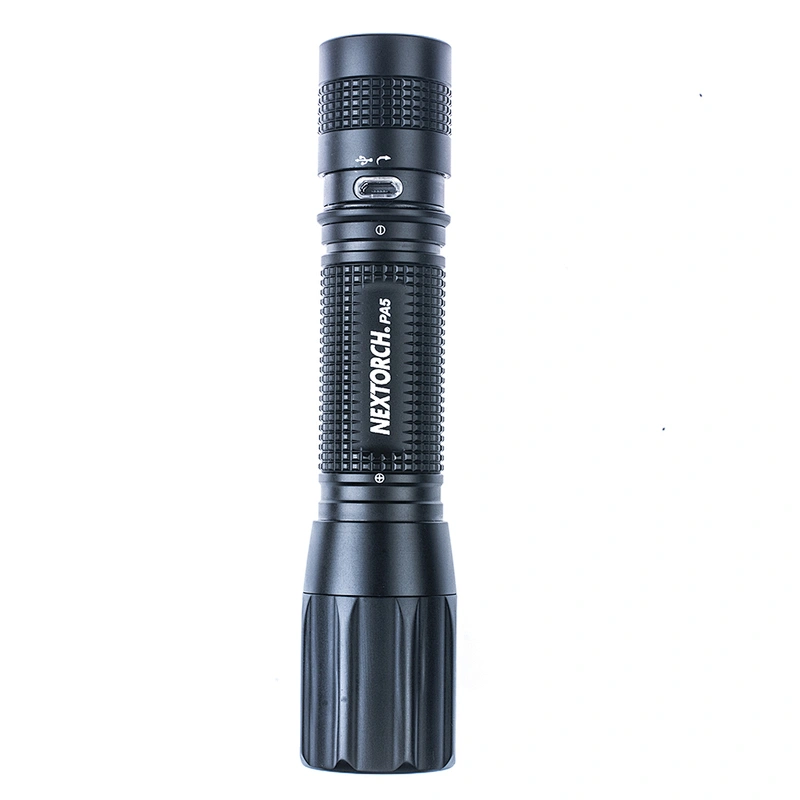 NEXTORCH P5G Dual color LED flashlight White and Green light source USB rechargeable hunting and machine inspection torch