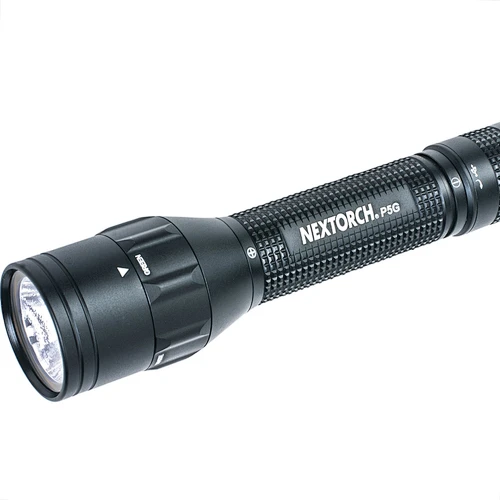 NEXTORCH P5B White and Blue Dual color LED flashlight USB rechargeable hunting and outdoor torch