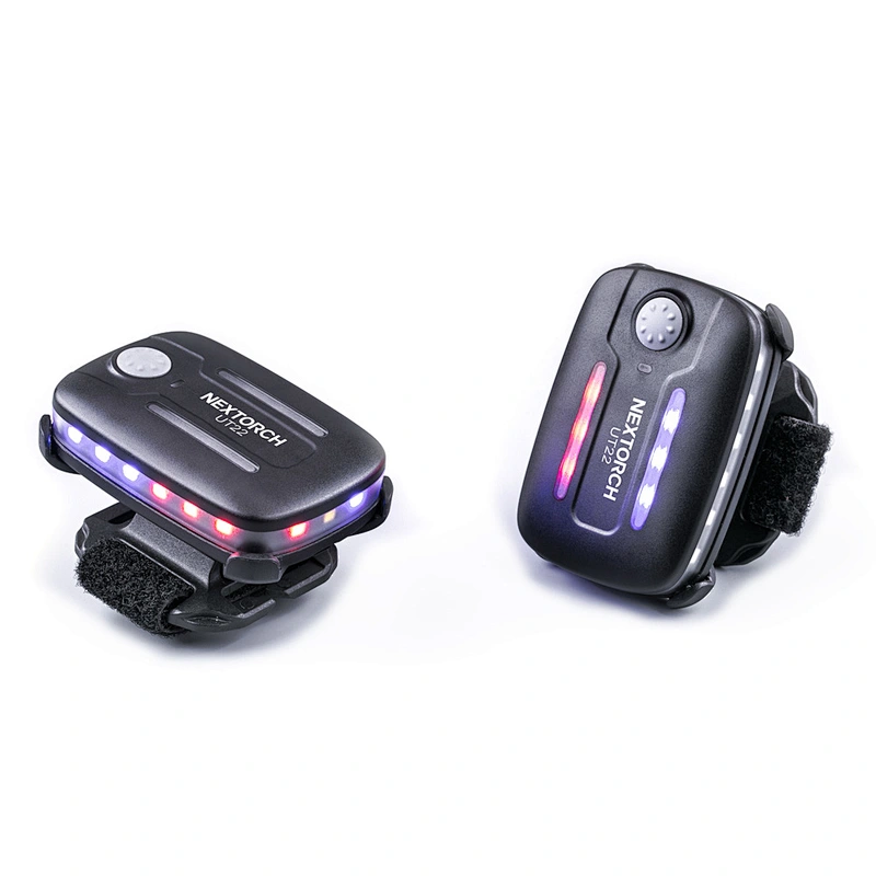 Nextorch UT22 LED emergency light for police security molle light tupe C rechargeable blue and red flashing signal light