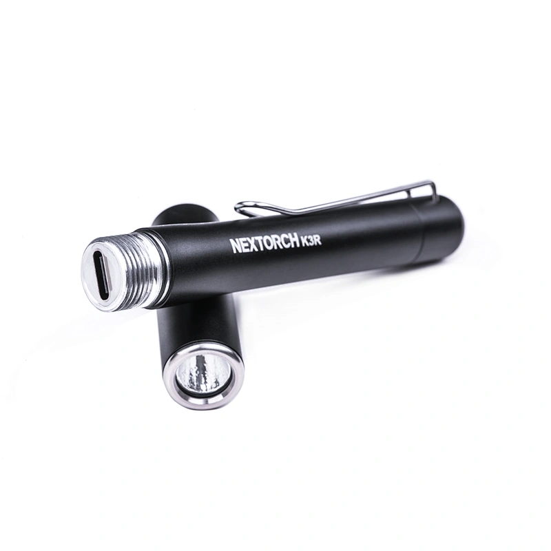 NEXTORCH K3R super bright LED flashlight 350 lumen type C rechargeable penlight EDC pocket light
