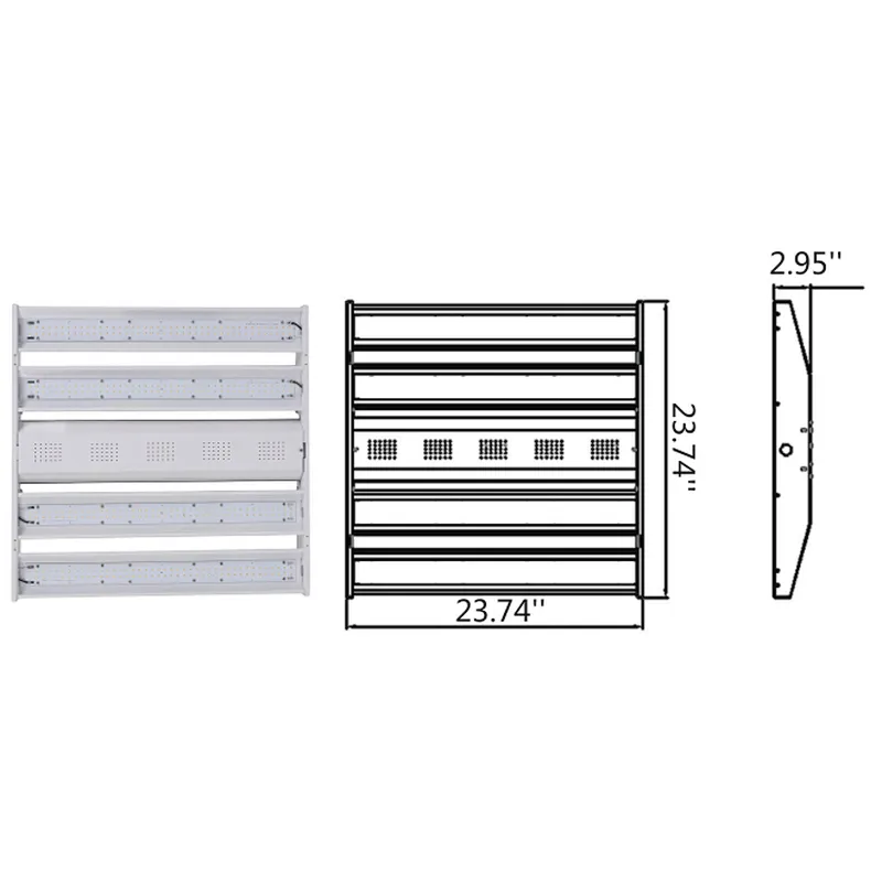 New Design Warehouse Lighting 2ft 200w Pendant Linear High Bay Light