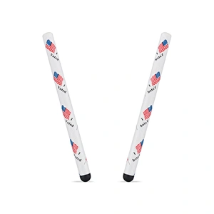 A one-time use disposable stylus constructed with eco-friendly material that functions with all capacitive touch screens and physical buttons.