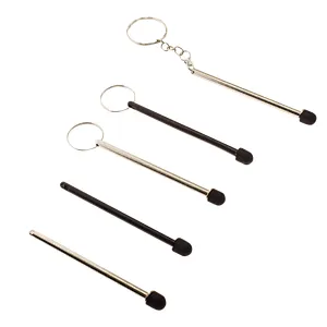 Stylus pen with key ring This personal protective equipment (PPE) for the public provides a touch-free solution for various public surfaces.
