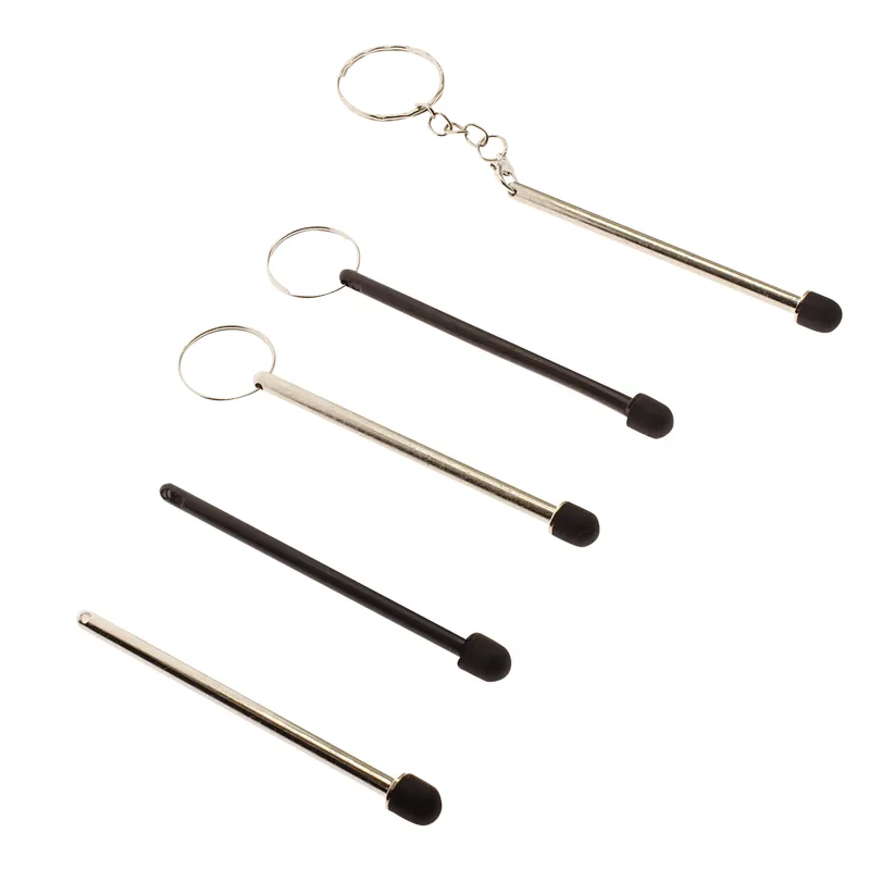 Stylus pen with key ring This personal protective equipment (PPE) for the public provides a touch-free solution for various public surfaces.
