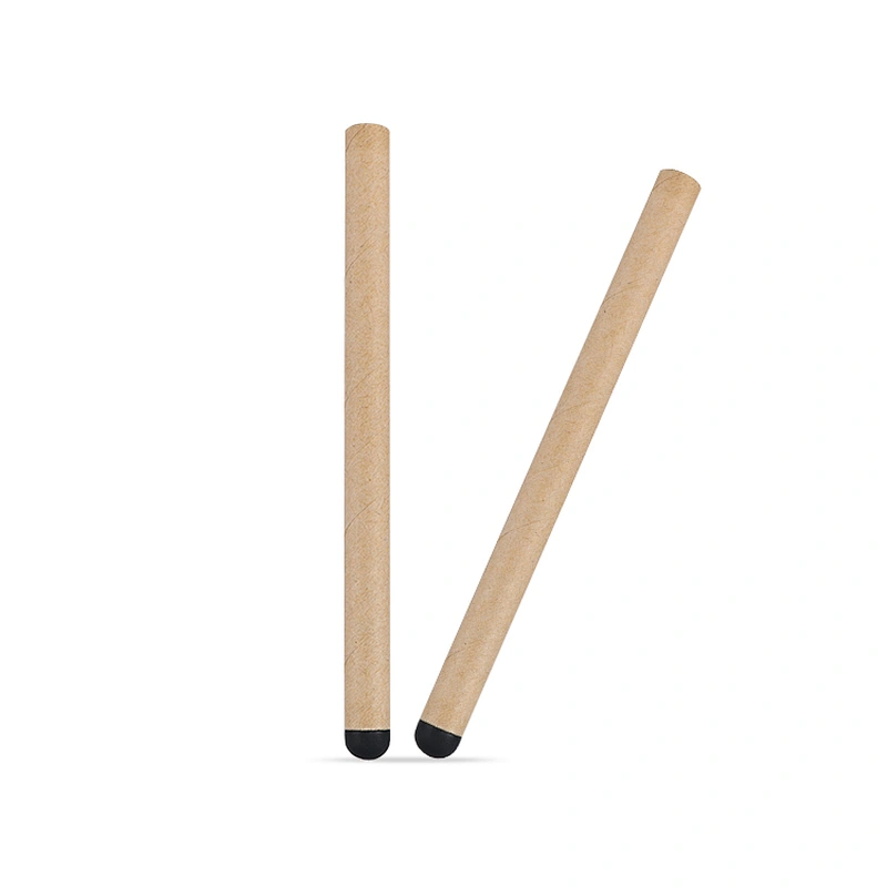 A one-time use disposable stylus constructed with eco-friendly material that functions with all capacitive touch screens and physical buttons.