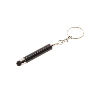 A portable stylus with a key chain reduces contact with bacteria on the electronic screen and is compatible with all screens
