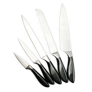 Professional High Quality 5 pcs Stainless Steel Kitchen Knife Set With Hollow Handle
