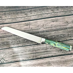 New design 5 pcs stainless steel blade kitchen knives set with marble handle