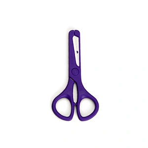Durable stainless steel safety blades children scissors