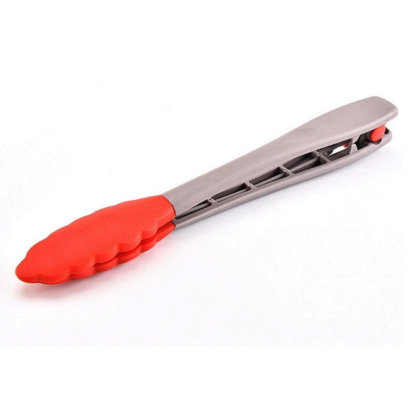 Cooking Food Tongs With Silicone Tips For Barbecue