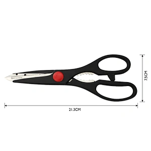 Heavy duty stainless steel multipurpose utility kitchen scissors