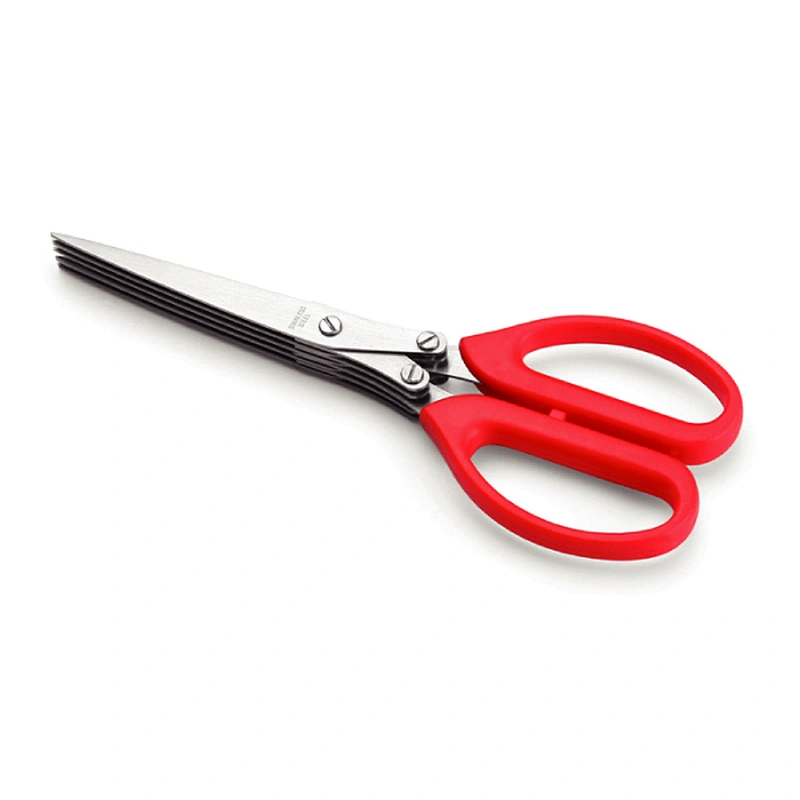 Easy Cleaner 5 Blade Professional-Grade Steel for Kitchen 5 Blades Herb Scissors