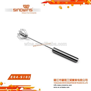 Promotion High Quality Nice Design Full Stainless Steel Egg Whisk