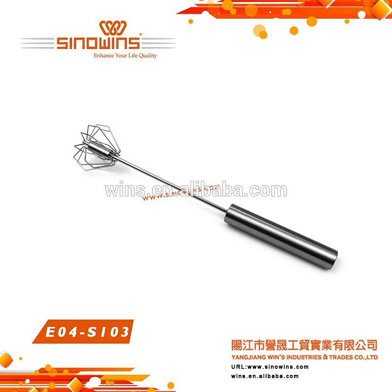 Promotion High Quality Nice Design Full Stainless Steel Egg Whisk