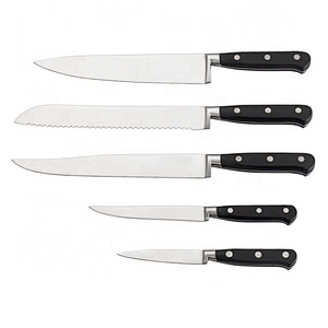5pcs stainless steel kitchen knife set with ABS handle