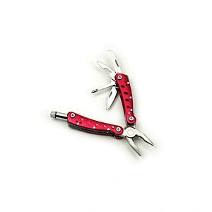 stainless steel camping tools multi purpose pliers with LED light