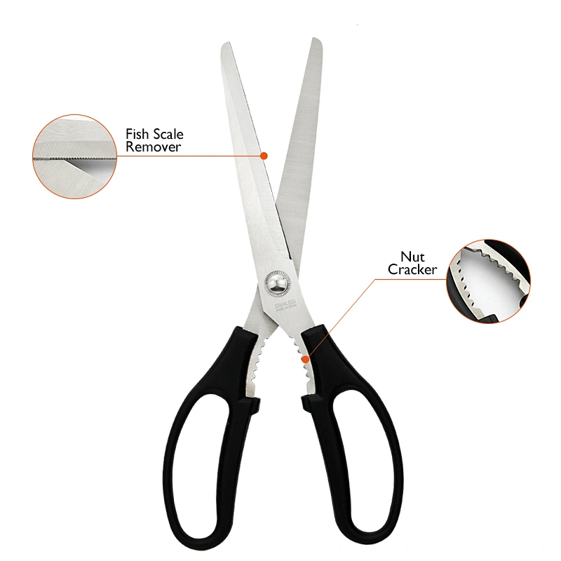 Ultra Sharp Cutting Kitchen shears BBQ scissors with Soft Grip Handle