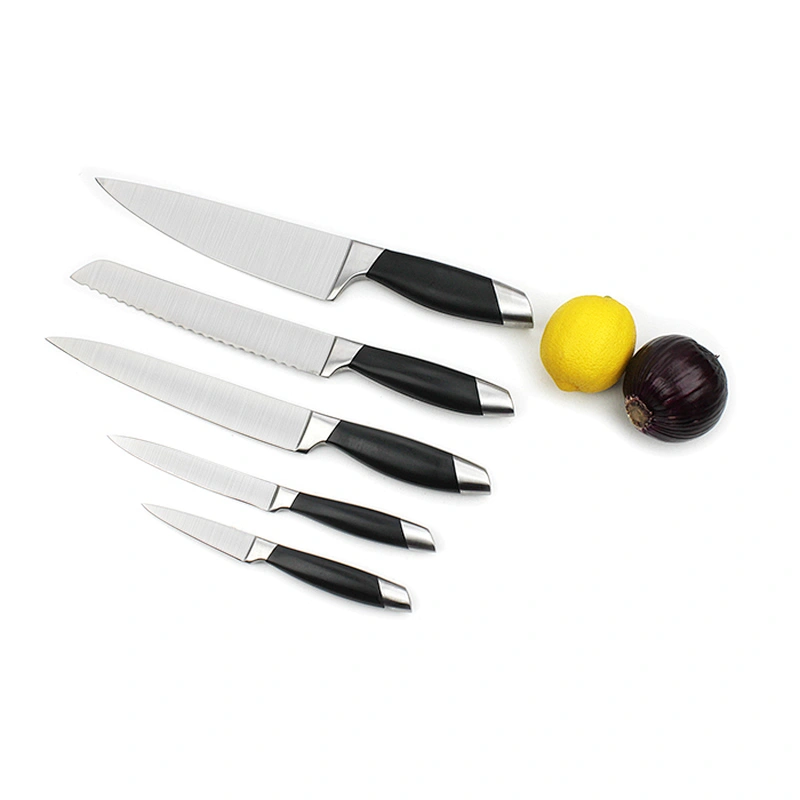 High Grade 5 PCS ABS Handle Kitchen Knife Set