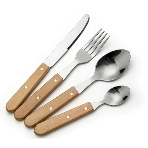 Amazon hot sale Stainless Steel Cutlery Set for Home Kitchen Hotel Restaurant Tableware