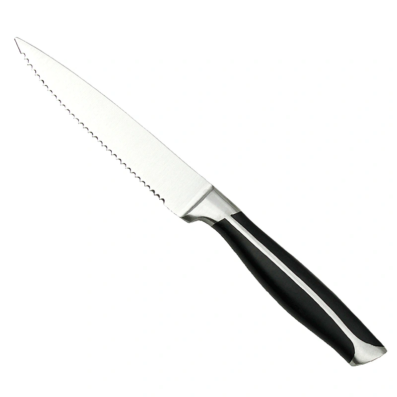 Restaurant Tableware Stainless steel Serrated Steak Knife with ABS handle
