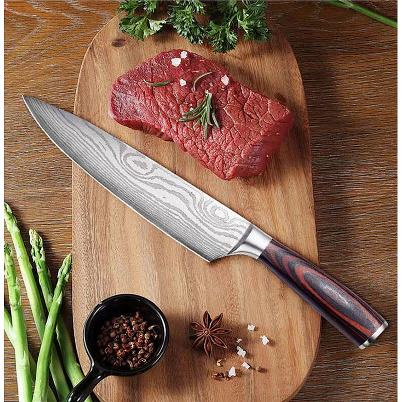 Ultra Sharp Kitchen Chefs Cooking Knife Made of High Carbon Stainless Steel