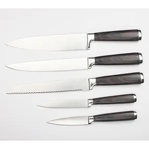 Premium Germany Stainless Steel kitchen knife set with wooden handle