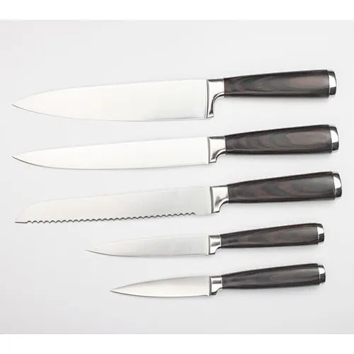 Premium Germany Stainless Steel kitchen knife set with wooden handle